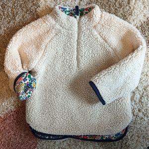 Miniboden reversible fleece/jersey pullover